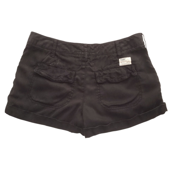 Aritzia TNA Conductor Shorts 100% Lyocell Black 6 - Picture 7 of 15